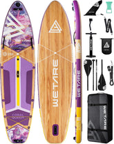 11'6"x35" Inflatable Paddle Board, 450lbs Extra Wide Stand Up Sup Board for Adults, Blow Up Paddleboard Kayak